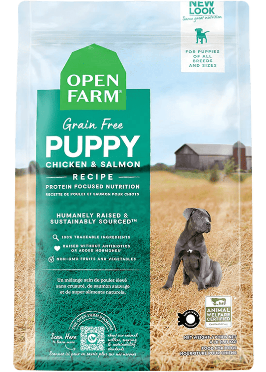 Open Farm – Recette pour chiot – Sans grains