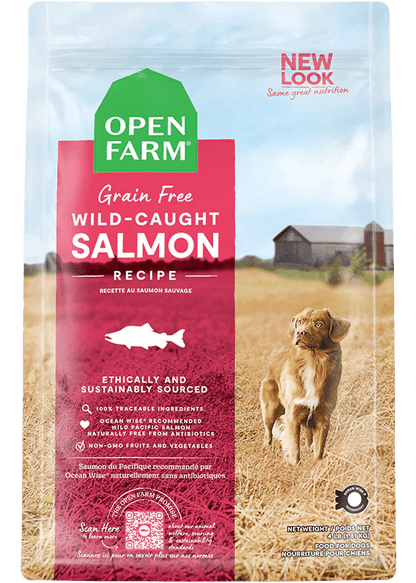 Open Farm – Recette saumon sauvage – Sans grains