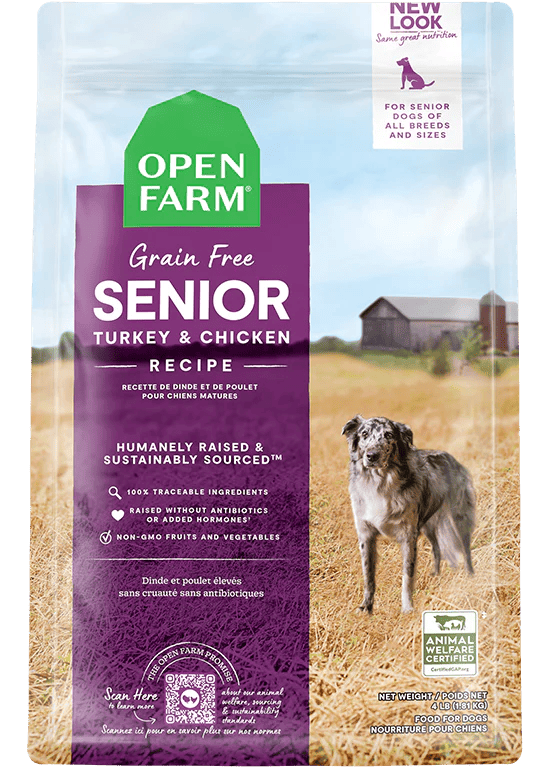 Open Farm – Recette pour chien senior – Sans grains