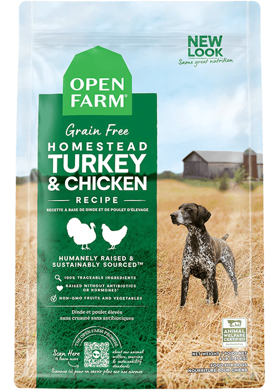 Open Farm – Recette à la dinde et poulet – Sans grains
