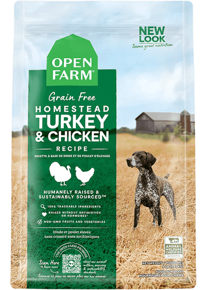 Open Farm – Recette à la dinde et poulet – Sans grains
