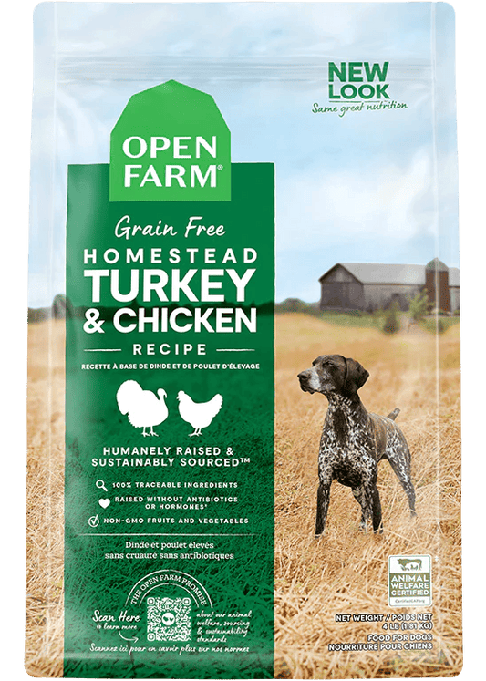 Open Farm – Recette à la dinde et poulet – Sans grains