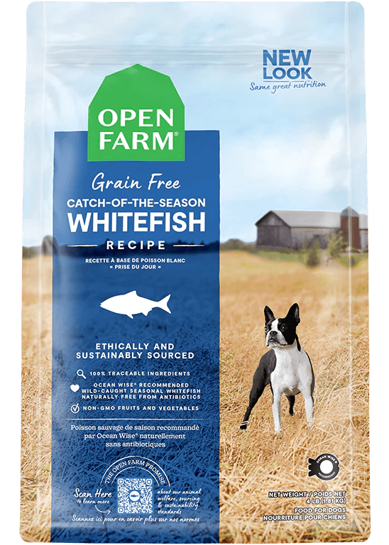 Open Farm – Recette au poisson blanc – Sans grains