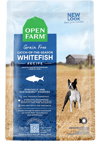 Open Farm – Recette au poisson blanc – Sans grains