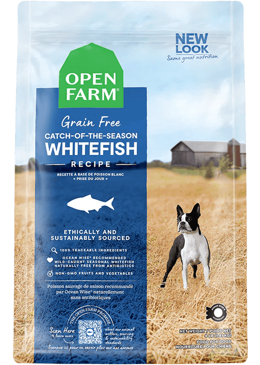 Open Farm – Recette au poisson blanc – Sans grains