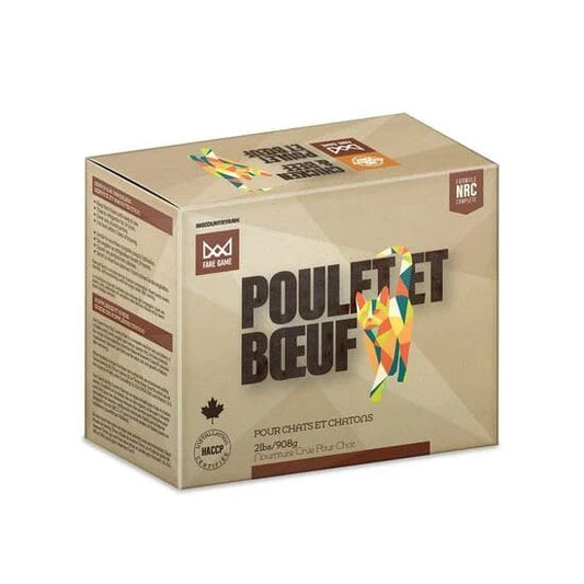 Big Country Raw – Fare Game - Chat – Poulet et Boeuf - 2lbs