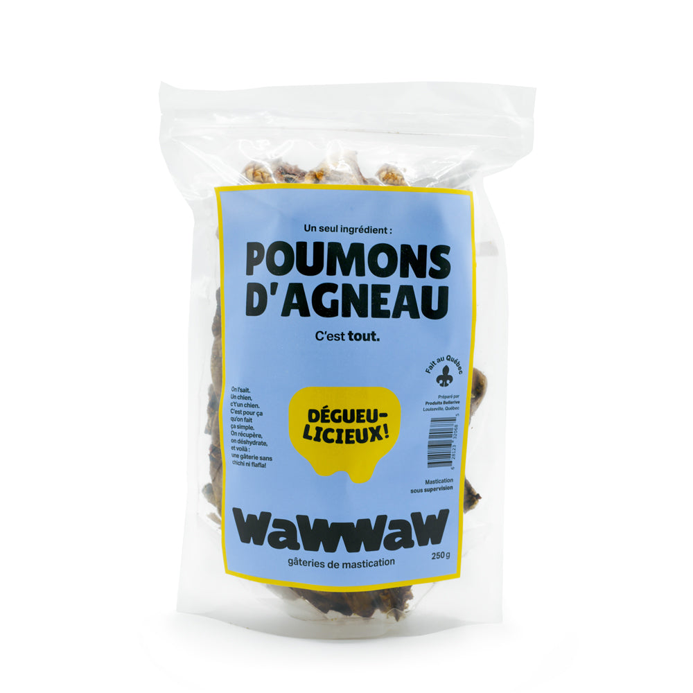 Wawwaw – Poumons d'agneau - Sac 250g