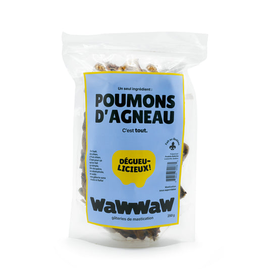 Wawwaw – Poumons d'agneau - Sac 250g
