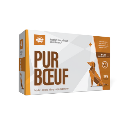 Big Country Raw – Formule Pur – Boeuf - 4lbs