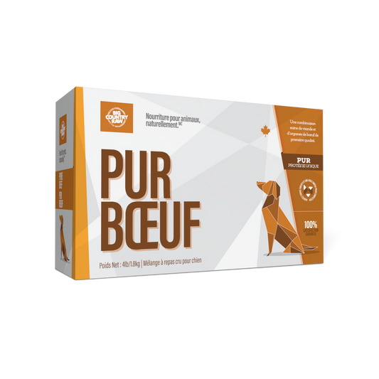 Big Country Raw – Formule Pur – Boeuf - 4lbs