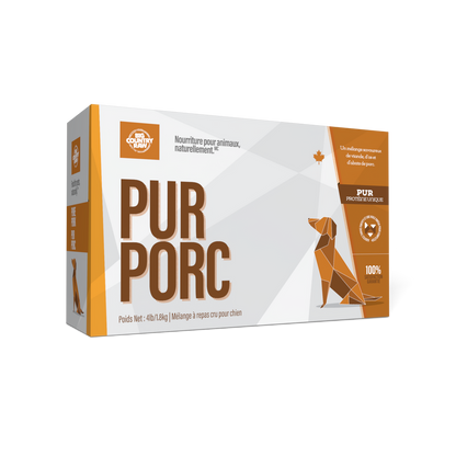 Big Country Raw – Formule Pur – Porc - 4lbs
