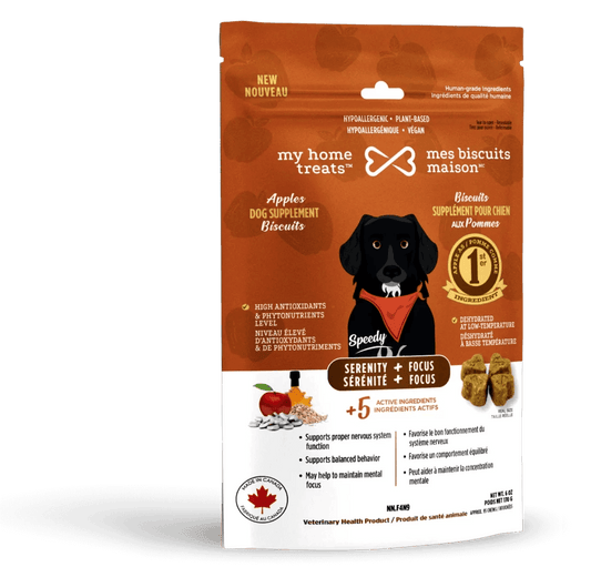 Mes biscuits maison – Supplément hypoallergénique pour chien aux pommes - Sérénité + Focus 170g