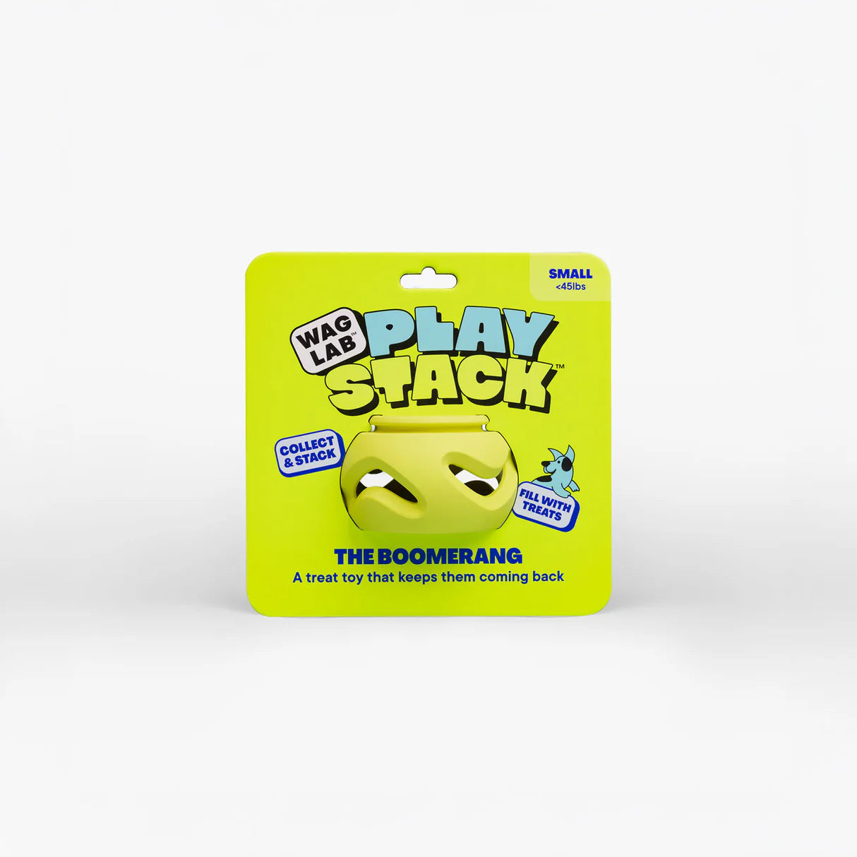Wag Lab – Play Stack - Jouet intéractif - Boomerang
