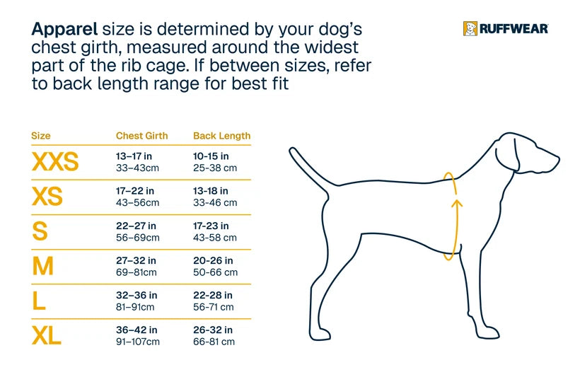 Ruffwear – Gilet polaire Timberline fuse avec harnais intégré