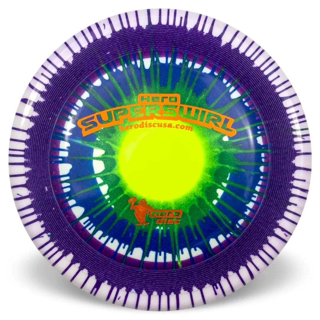 Hero Disc USA – Frisbee Superswirl 235 - Top Dye