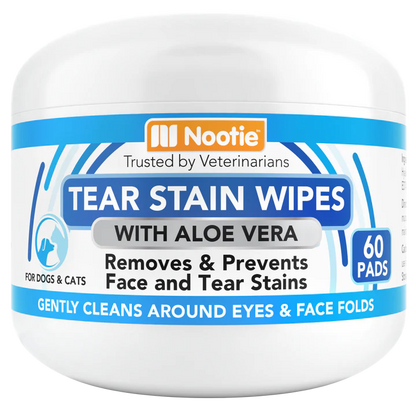 Nootie – Lingettes nettoyantes pour les larmes