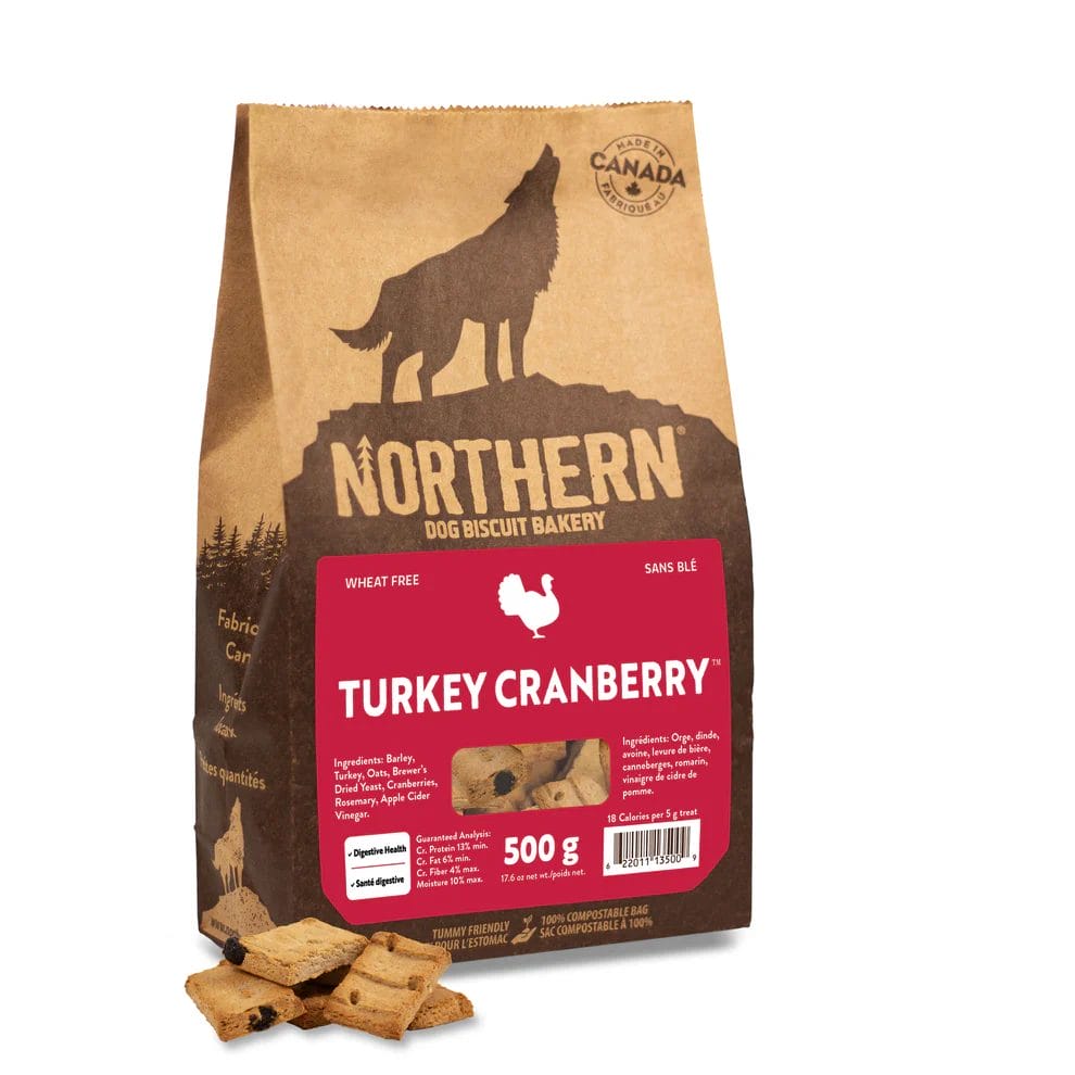 Northern – Biscuits Dinde et Canneberges - 500g