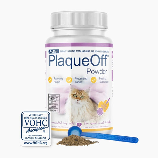 ProDen PlaqueOff – Poudre PlaqueOff – solution aux problèmes buccaux pour chat - 40g