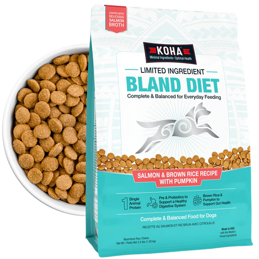 Koha – Ingrédients limités - Saumon et riz brun avec citrouille
