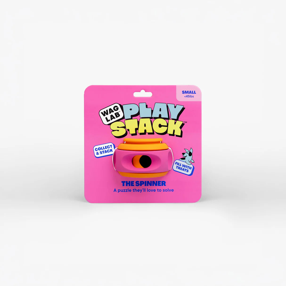 Wag Lab – Play Stack - Jouet intéractif - Spinner
