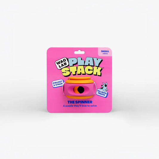 Wag Lab – Play Stack - Jouet intéractif - Spinner