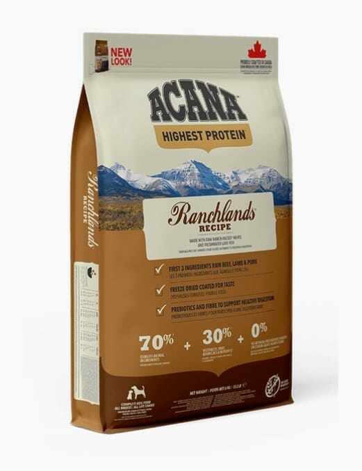 Acana – Regionals – Sans Grains - Ranchlands - Chien