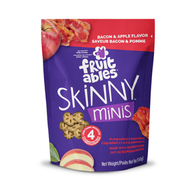 Fruitables – Gâteries skinny minis - Pomme et bacon