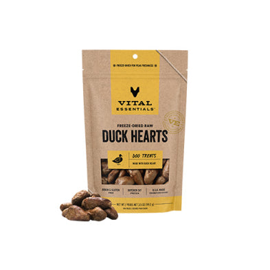 Vital Essential – Coeurs de canard lyophilisés