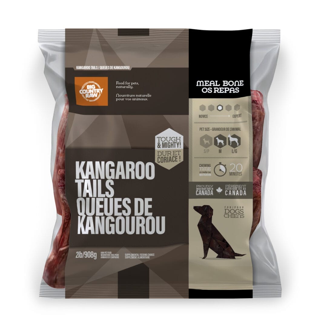 Big Country Raw – Bones – Queue de Kangourou - 2lbs