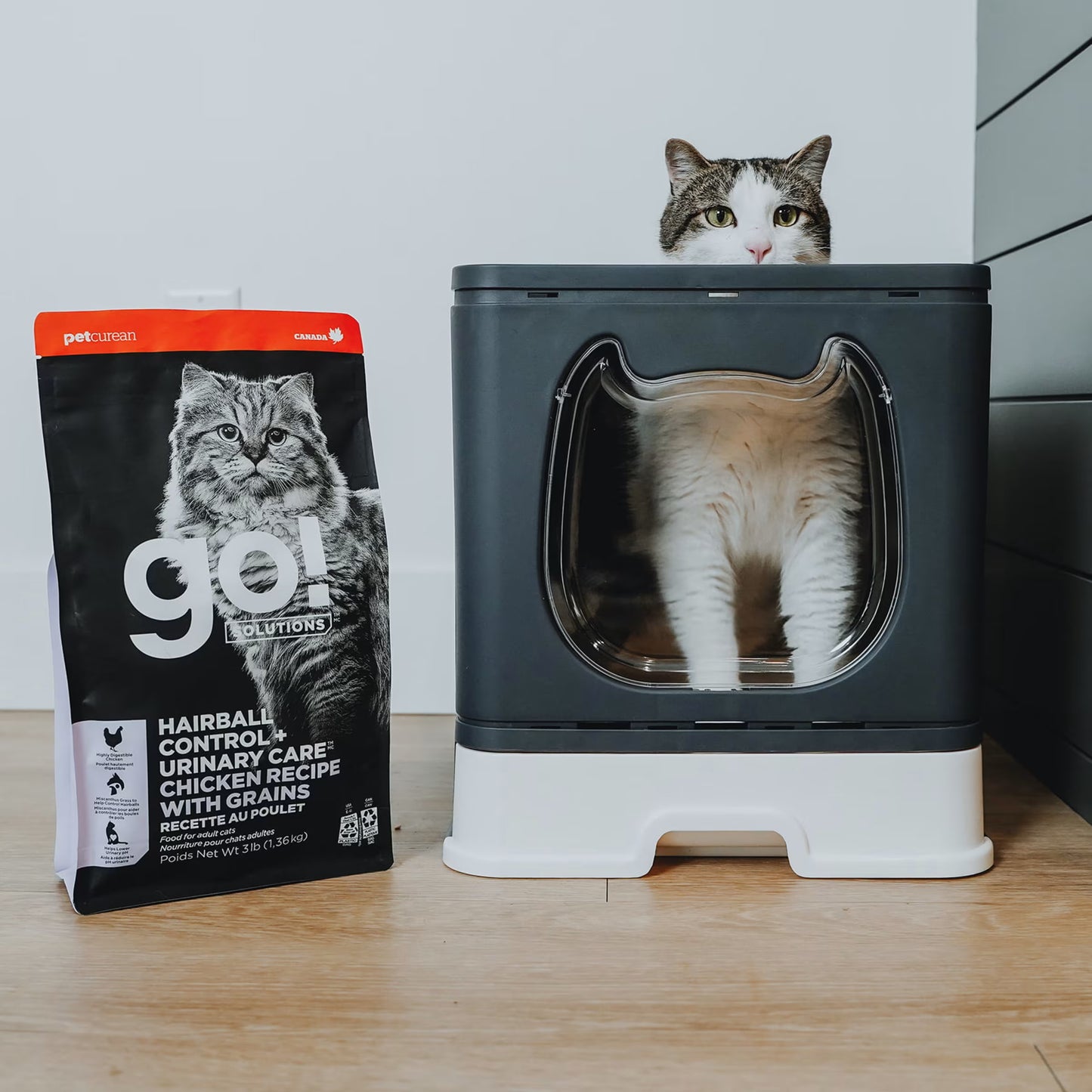 Petcurean – Go! Solutions - Boules de poils + soins urinaires - Poulet