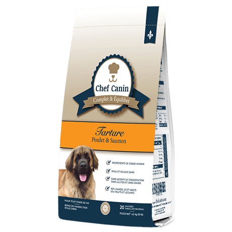 Chef Canin – Formule poulet et saumon – 10lb