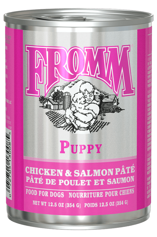 Fromm – Pâté de poulet et saumon - Chiot - 354g