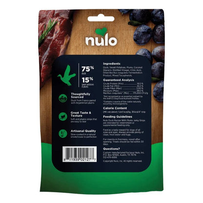 Nulo – Lanières de canard  séchées aux prunes