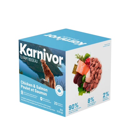 Karnivor – Formule poulet & saumon - 10lbs