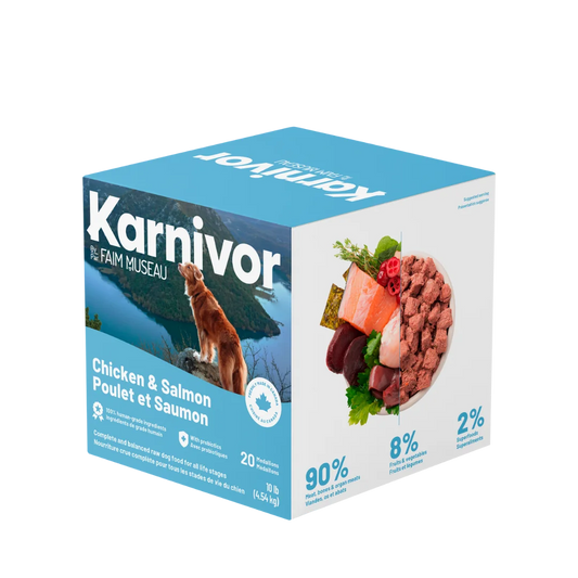 Karnivor – Formule poulet & saumon - 10lbs