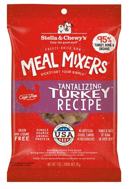 Stella & Chewy's – Mélange repas - Meal Mixers lyophilisé – Dinde