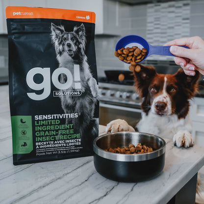 Petcurean – Go! Solutions - Ingrédients Limités – Sans Grains - Insecte