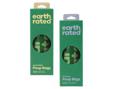 Earth Rated – Sacs de ramassage rouleau individuel – 300 sacs