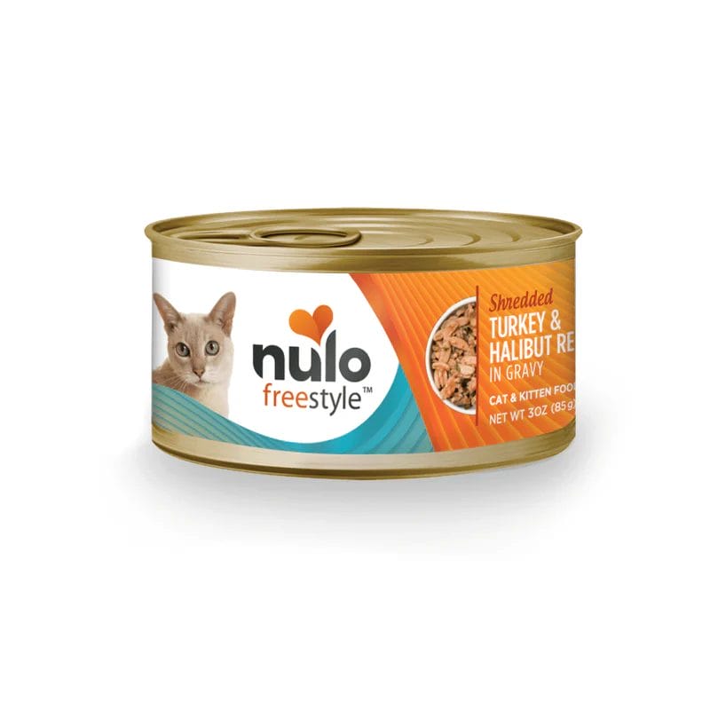 Nulo – Conserve chat freestyle - Dinde et flétan effilochés en sauce
