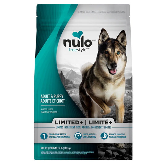 Nulo – Freestyle - Chiot et adulte limited+ sans grains - Saumon