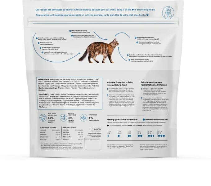 Faim Museau – Formule Chat - Canard et Boeuf – 6lb