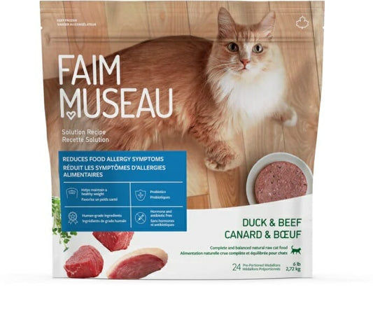 Faim Museau – Formule Chat - Canard et Boeuf – 6lb