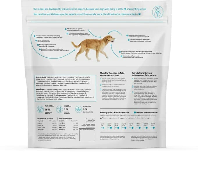 Faim Museau – Canard Hypoallergénique – 6lb