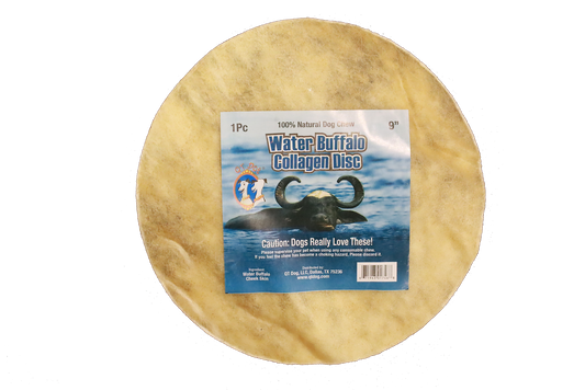 QT Dog – Disque de collagène de buffle d'eau - 9''