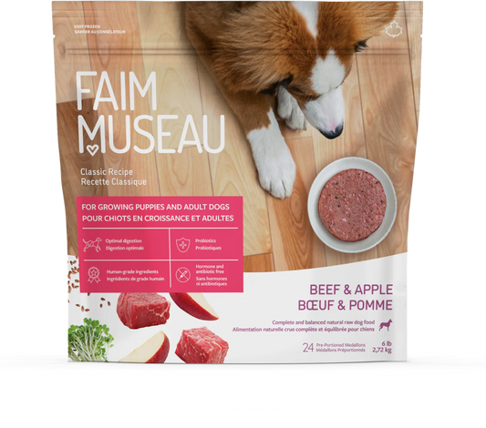 Faim Museau – Boeuf et pommes - 6lb