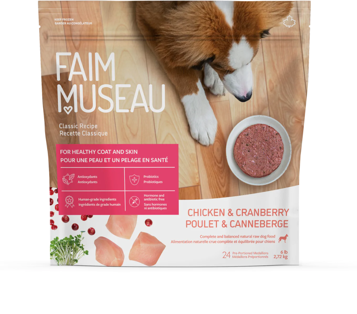 Faim Museau – Poulet et canneberge - 6lb