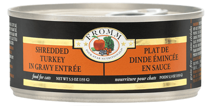 Fromm – Conserve chat - Dinde émincée en sauce - 155g