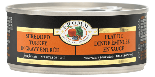 Fromm – Conserve chat - Dinde émincée en sauce - 155g