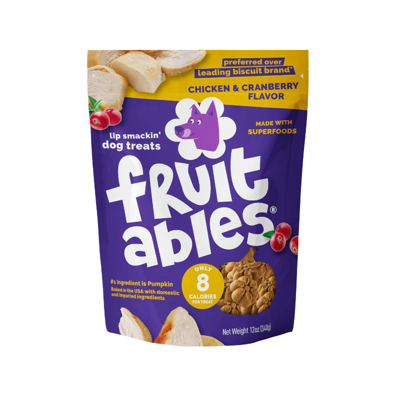 Fruitables – Gâteries poulet et canneberges