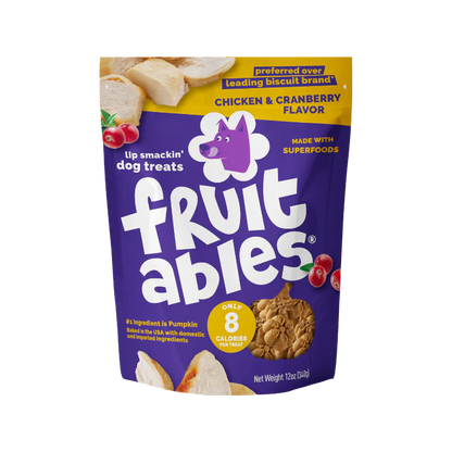 Fruitables – Gâteries poulet et canneberges